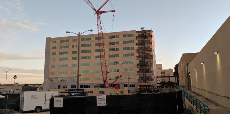 See the Progress on Moffitt Clinical Support Building Project Project